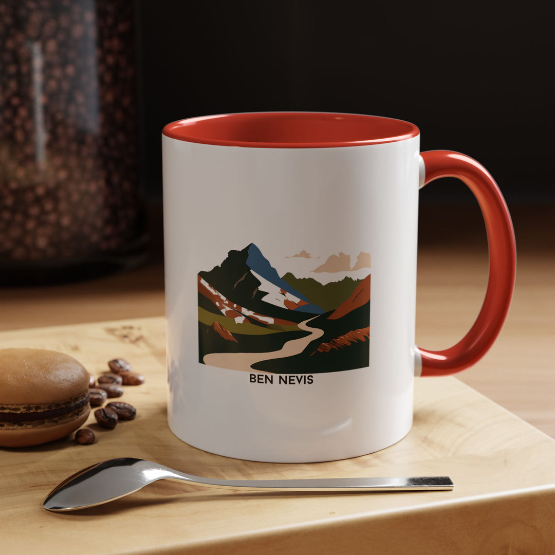 Bring the majesty of Ben Nevis into your home with this ceramic mug featuring vibrant mountain designs. Dishwasher and microwave safe, it is both functional and artistic, perfect for coffee enthusiasts and travel souvenir collectors.