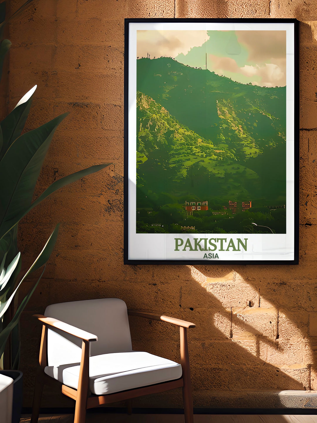 Personalized Lahore Photo capturing the vibrant atmosphere of Lahore and the tranquil beauty of Margalla Hills making it a thoughtful gift for any occasion including anniversaries and birthdays