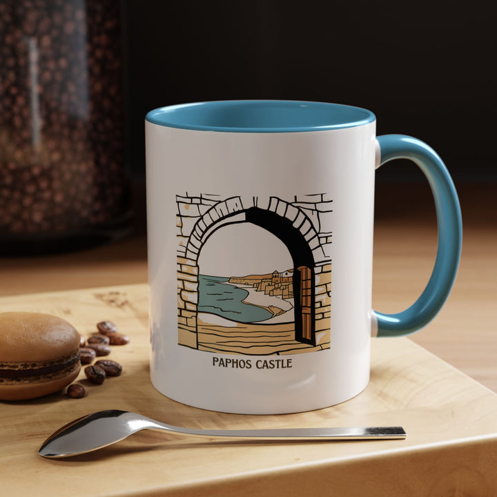 Celebrate the beauty of Paphos Castle Cyprus with this elegant ceramic mug. Featuring detailed designs inspired by the castle’s majestic architecture and surrounding scenery, it is dishwasher safe and microwave friendly, ideal for daily use or as a thoughtful gift for enthusiasts.