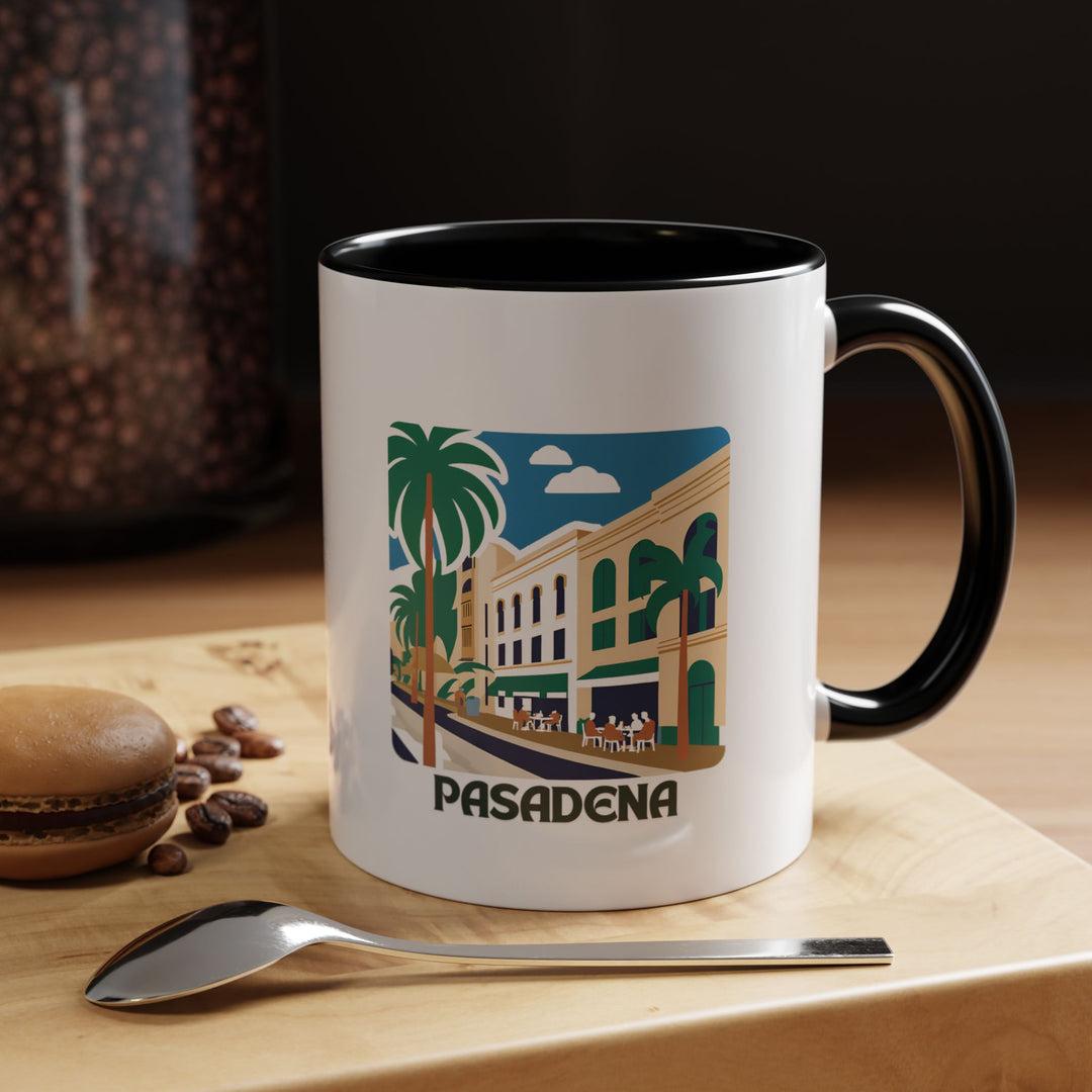 This Pasadena mug combines artistic beauty with practical functionality. Featuring detailed artwork of the city’s scenic views and iconic architecture, it is made from high-quality ceramic, dishwasher safe, and perfect for coffee or tea lovers.