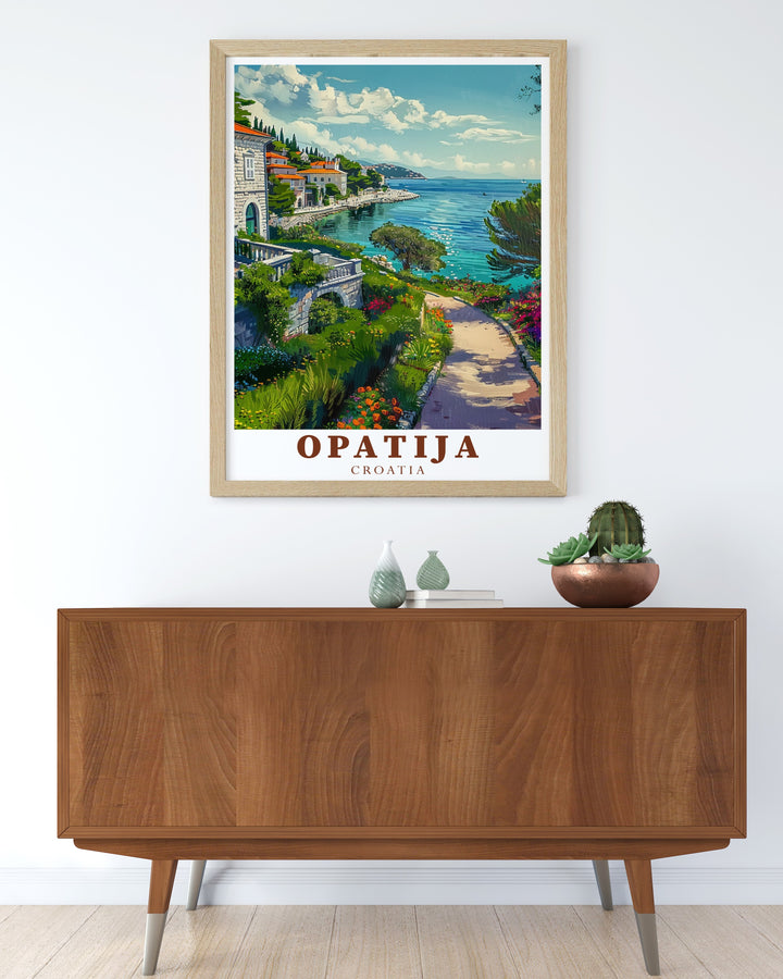 Opatija Seaside Parks elegant home decor brings the peaceful ambiance of Croatias coastline into your space an ideal addition for anyone looking to enhance their living area with quality art and collectibles