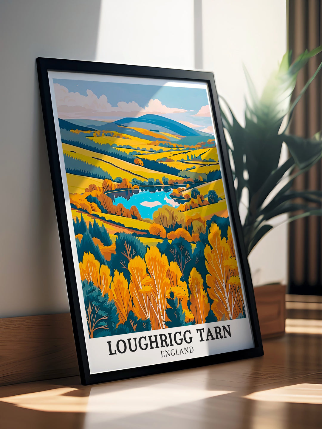 Lake District National Park travel wall decor pieces capturing the enchanting scenery of Langdale Pikes and Loughrigg Tarn. Perfect for those who love Europe lake travel, these wall decorations add a touch of natures beauty to any room. Enjoy the vivid colors and delicate details of Lake District National Park through our high quality travel wall art.