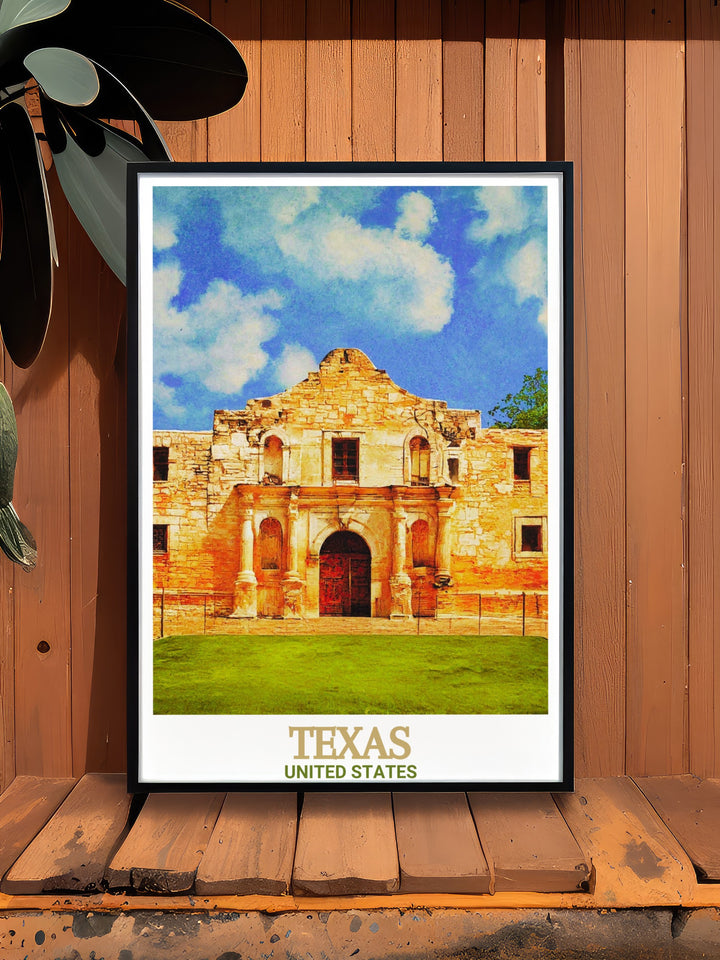 National Park Print capturing the majestic scenery of Guadalupe Mountains. El Capitan Texas and Guadalupe Peak Texas are ideal for nature lovers. Complement your home with this exquisite piece that includes The Alamo.