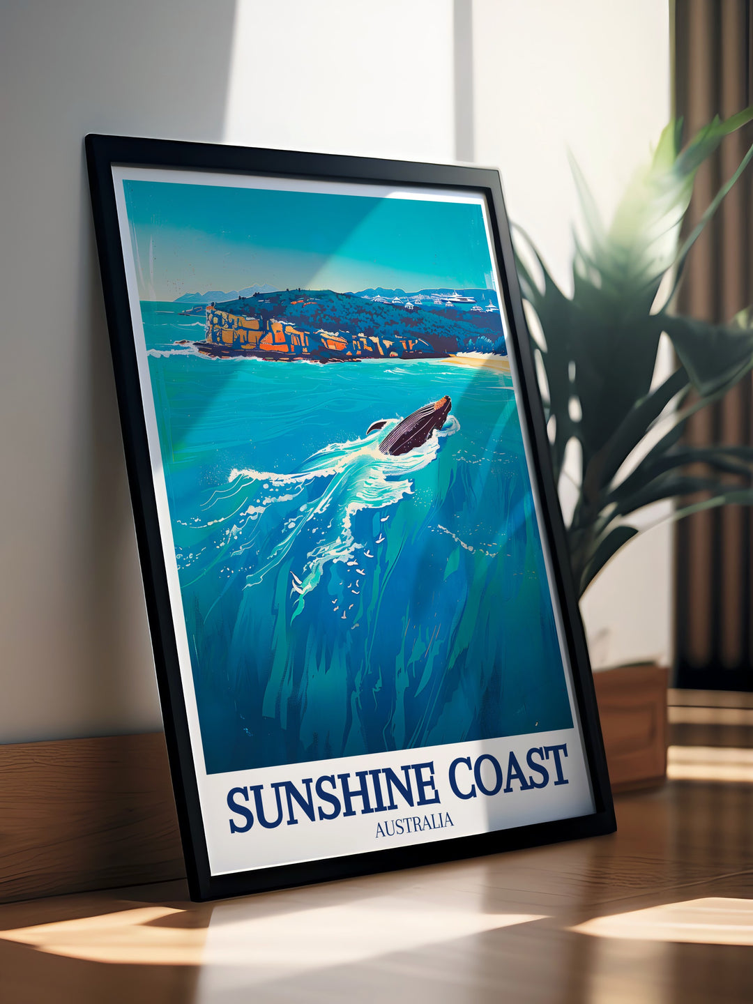 Captivating Noosa Heads and Noosa National Park framed prints ideal for elevating your home decor with the vibrant colors and stunning views of the Sunshine Coast