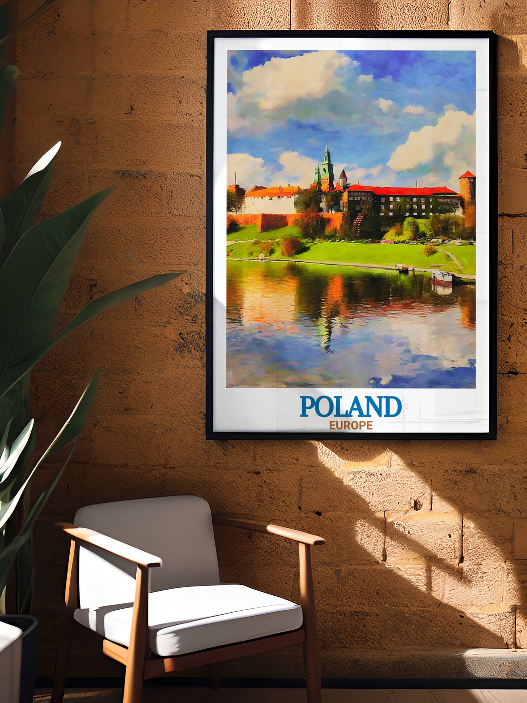 Travel Poster Print featuring Wawel Castle and Zakopane Cityscape perfect for art enthusiasts and travelers looking for unique and personalized gifts adds a touch of elegance to any living space