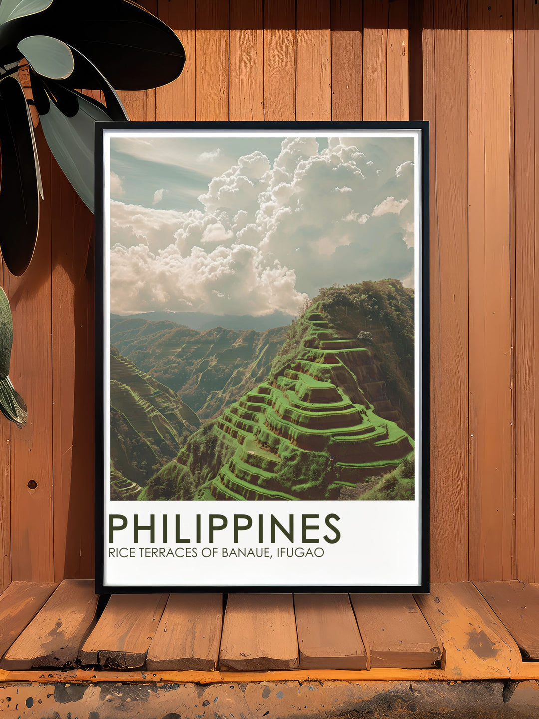 Elegant Philippines Travel Print of Rice Terraces of Banaue Ifugao bringing the splendor of this iconic site to your living space perfect for modern home decor and office art ideal for Christmas gifts birthdays and anniversaries