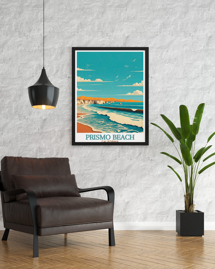 Pismo Beach Decor featuring vibrant California landscapes ideal for home or office decor Pismo State Beach modern decor pieces provide a serene and elegant touch