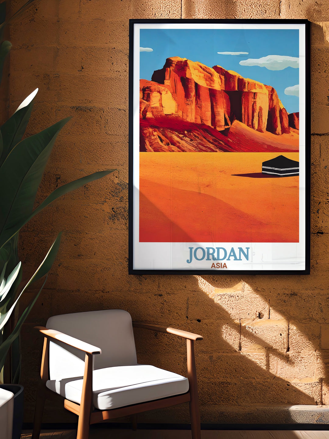 Featuring the expansive desert of Wadi Rum and the vibrant city of Amman, this Jordan poster is ideal for anyone who loves adventure and cultural exploration. Whether for a gift or personal décor, this print captures the spirit of Jordan.