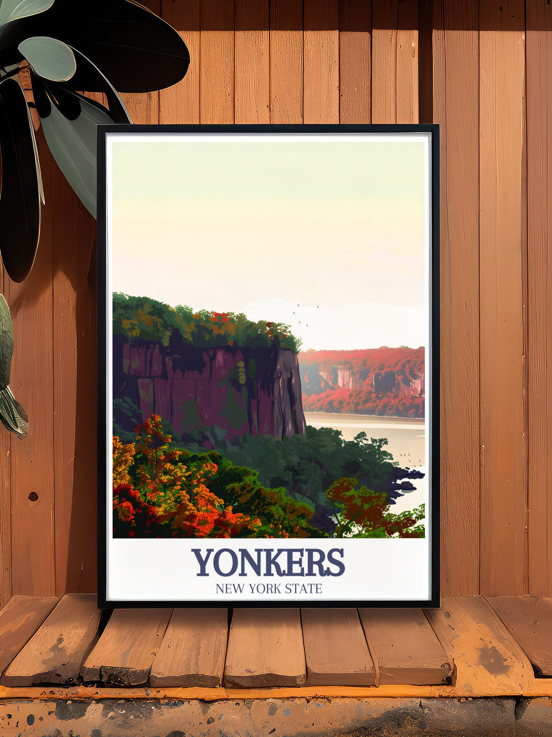 Elegant Yonkers wall art showcasing Palisades Interstate Park Hudson River in stunning prints great for living room decor and making memorable gifts for anniversaries birthdays and Christmas