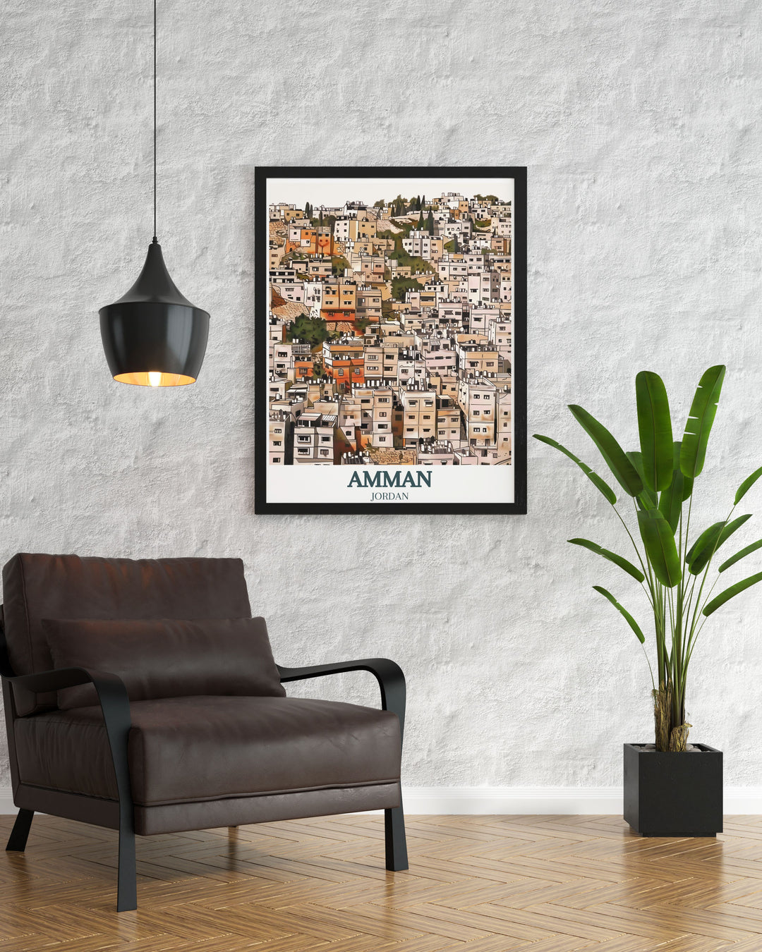 Captivating Amman Photo capturing the beauty of Jabal Amman Mango street ideal for creating a travel themed wall art gallery in your home or office
