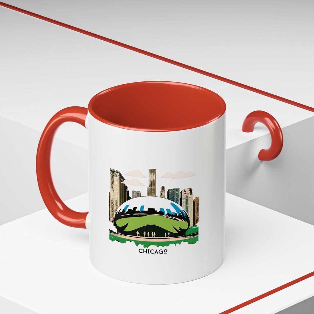 This Chicago Illinois mug highlights the city’s vibrant spirit with bold and detailed skyline artwork. Dishwasher and microwave safe, it is a practical choice for coffee lovers and a thoughtful gift for travelers or fans of Illinois.