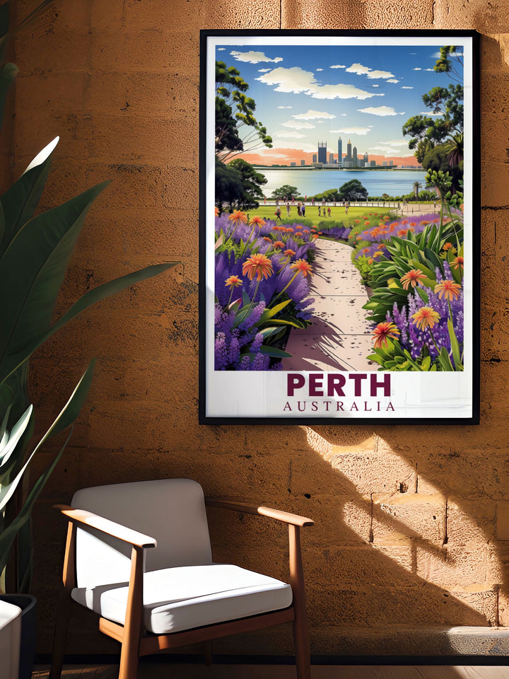 Discover Kings Park and Botanical Garden elegant home decor with our collection of stunning prints. These artworks capture the serene beauty of this beloved Perth garden adding a touch of sophistication and tranquility to any living space