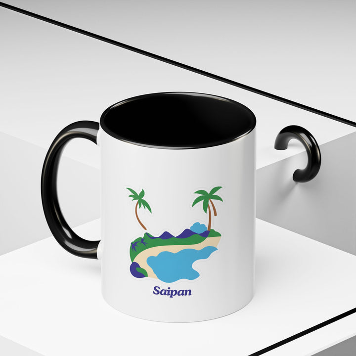 Enjoy a piece of Saipan with this beautifully designed mug featuring vibrant images of Saipans stunning scenery. Durable ceramic, dishwasher and microwave safe, ideal for coffee and tea lovers. A perfect gift for travelers and those who appreciate fine design. A premium Saipan mug showcasing detailed artwork of Saipans iconic landmarks and natural beauty. Made from durable ceramic, dishwasher and microwave safe, perfect for coffee and tea lovers. An elegant gift for travelers and cultural enthusiasts.