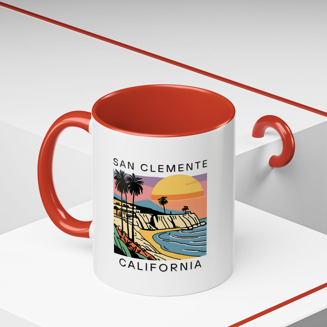 Celebrate San Clemente with this beautiful mug featuring iconic coastal views. Ideal for daily use, it brings the California beach vibe into your home. Dishwasher and microwave safe, it’s a great gift for beach lovers and anyone who enjoys coastal living.