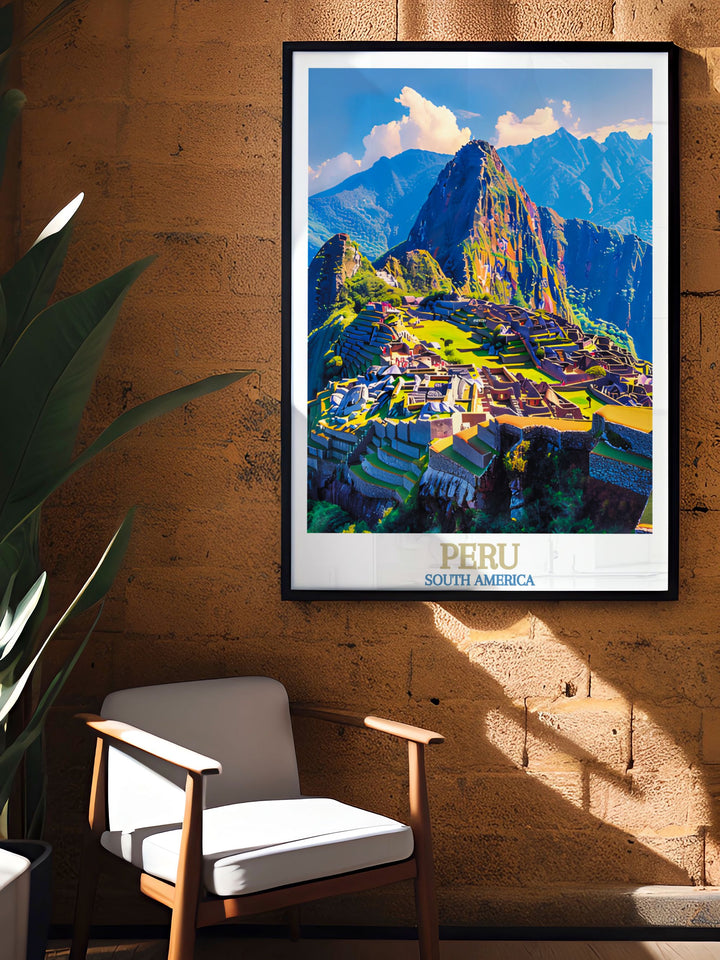 Bring the essence of Peru into your home with stunning collection of Machu Picchu modern decor and fine line prints