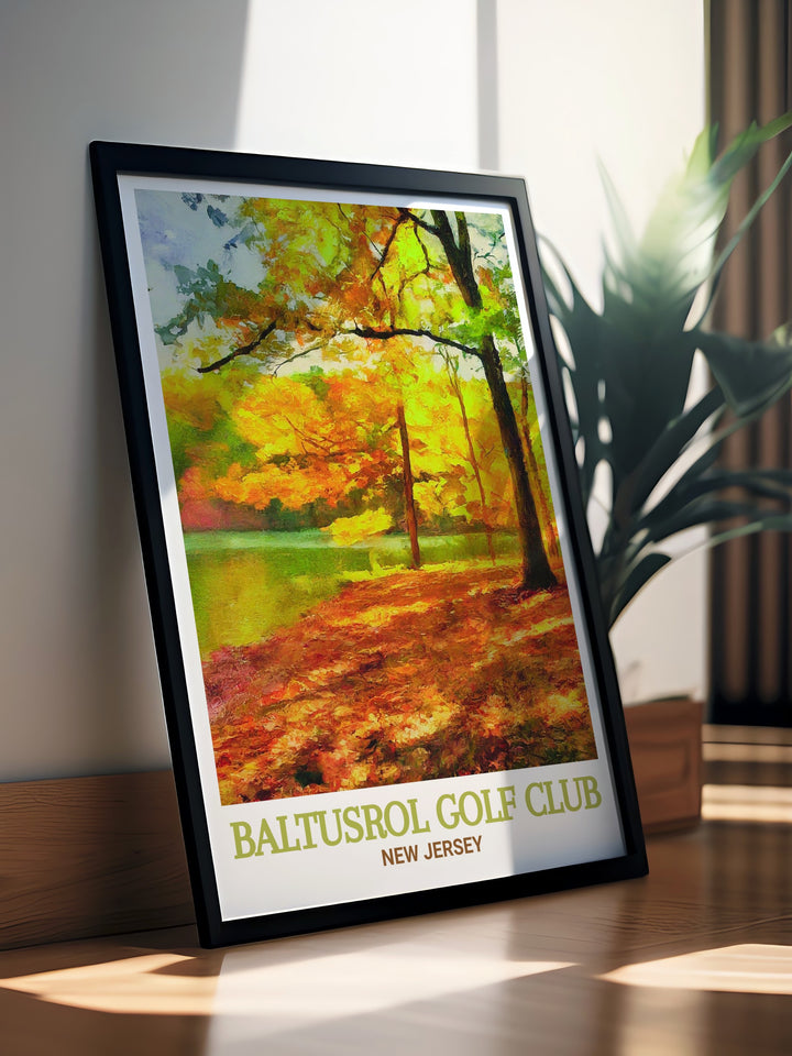 Watchung Reservation Decor showcasing the timeless beauty of the Watchung Reservation in New Jersey. This travel poster is perfect for nature enthusiasts and those who love the outdoors, offering a detailed and vibrant representation of the reservations lush landscapes.