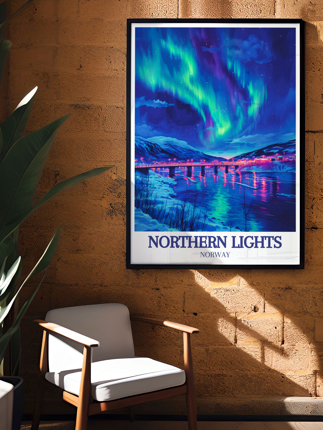 This framed Longyearbyen Print is not just a piece of art but a window to the enchanting landscapes of Svalbard perfect for enhancing any rooms decor