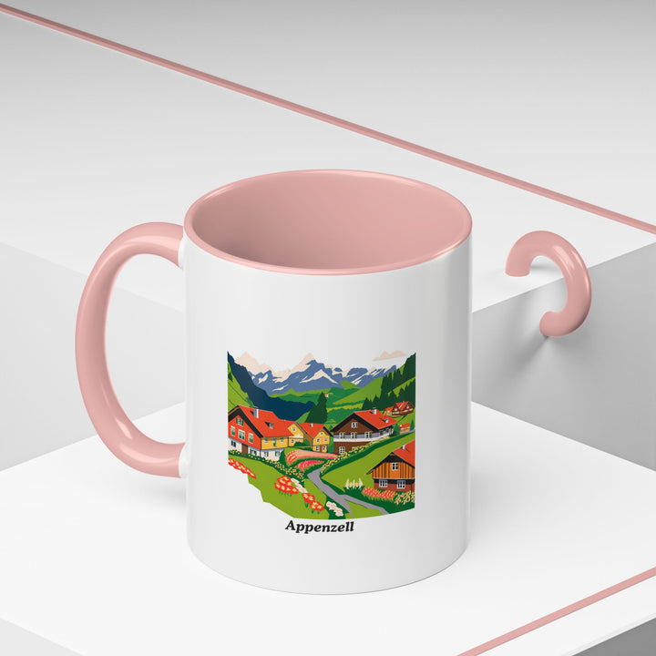 Celebrate your love for Switzerland with this Appenzell mug. Featuring stunning artwork of the Swiss Alps, it’s perfect for coffee lovers who appreciate nature’s beauty. Durable and microwave safe, it’s a great gift for anyone who loves Swiss landscapes.