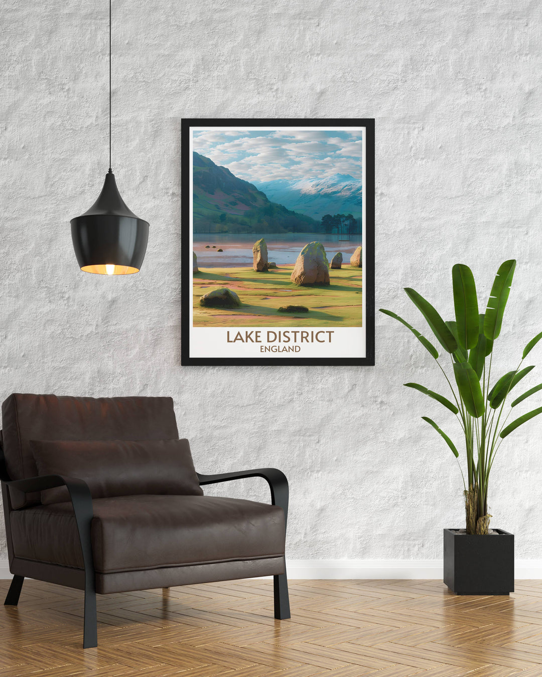 High quality Castlerigg Stone Circle artwork perfect for enhancing Lake District decor. This captivating print captures the essence of the Lake Districts rolling hills and ancient history, making it a thoughtful gift for travel and history lovers.