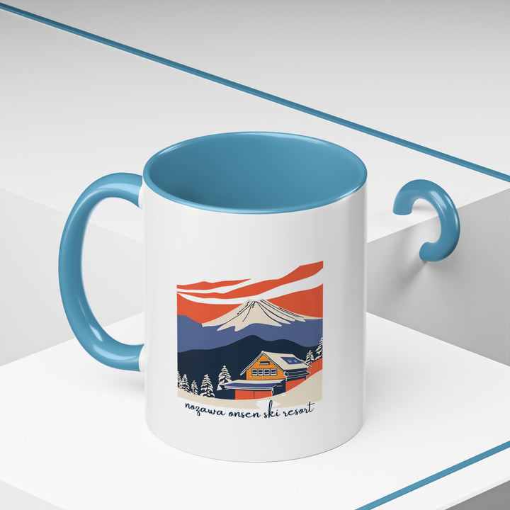 Bring the charm of Nozawa Onsen Ski Resort to your daily routine with this stylish ceramic mug. Featuring detailed artwork of the resort’s scenic views, it is durable, dishwasher safe, and microwave friendly, perfect for coffee and tea lovers alike.