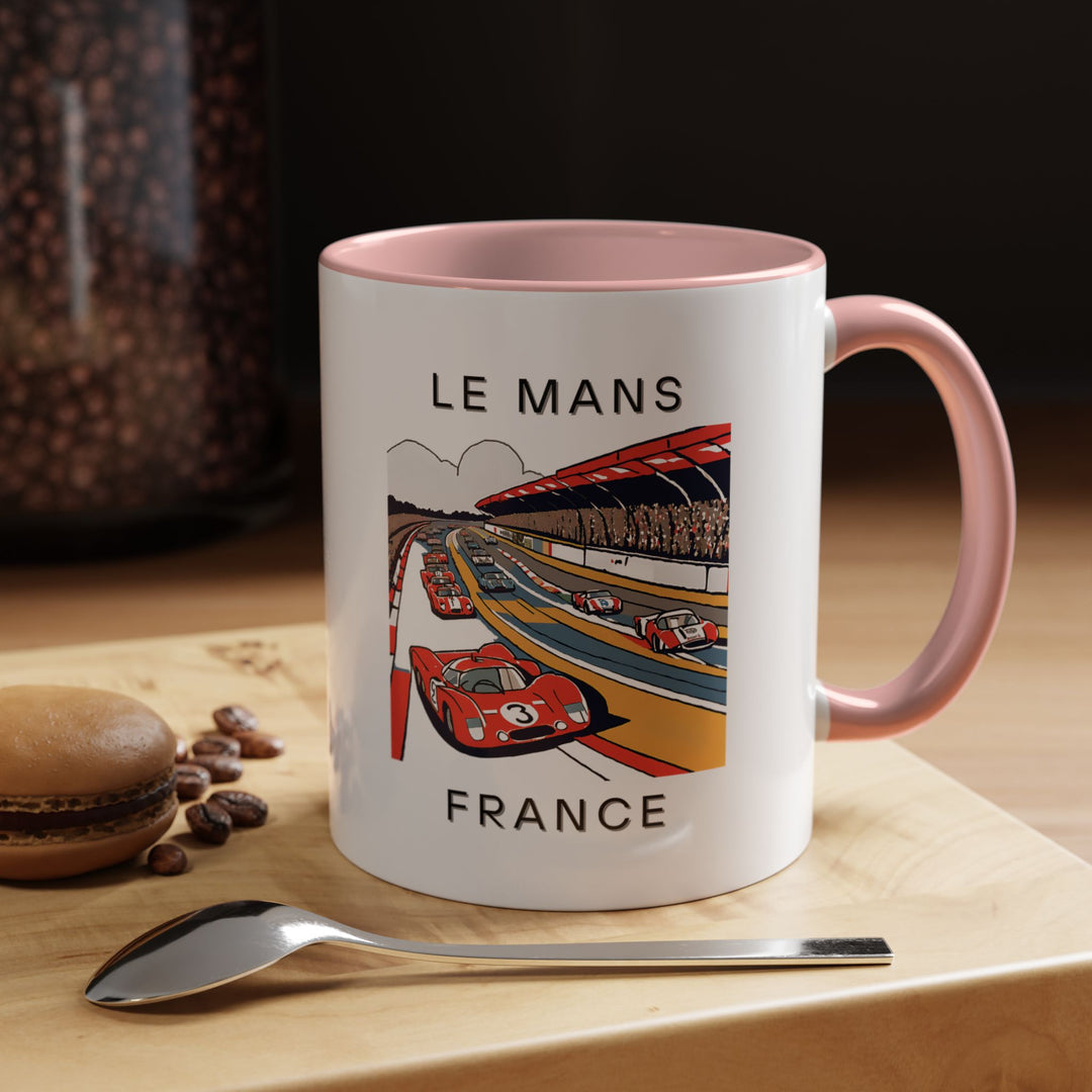 Sip your favorite beverages with this stunning Le Mans France mug. Featuring detailed artwork of the city’s landmarks, this mug is perfect for enjoying coffee, tea, or any hot drink. Dishwasher and microwave safe, it’s both practical and elegant.