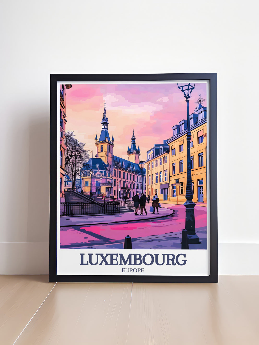 Grand Ducal Palace Canvas Art highlights Luxembourgs iconic landmarks, showcasing the architectural majesty of the palace and the beauty of Southern Luxembourg. This travel poster is ideal for art lovers, adding a unique blend of history and culture to any room.