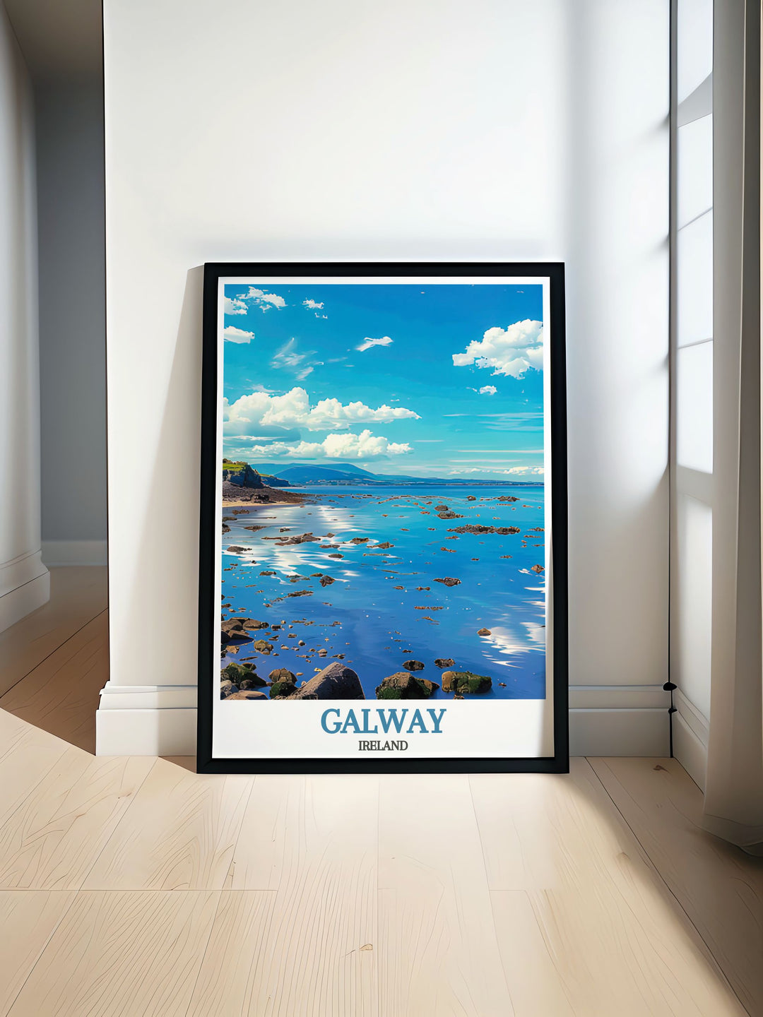 Bring the enchanting scenery of Galway and Galway Bay into your living space with this beautifully crafted poster. The artwork highlights the historical and natural landmarks of the region, making it a perfect gift for travelers and art lovers alike.