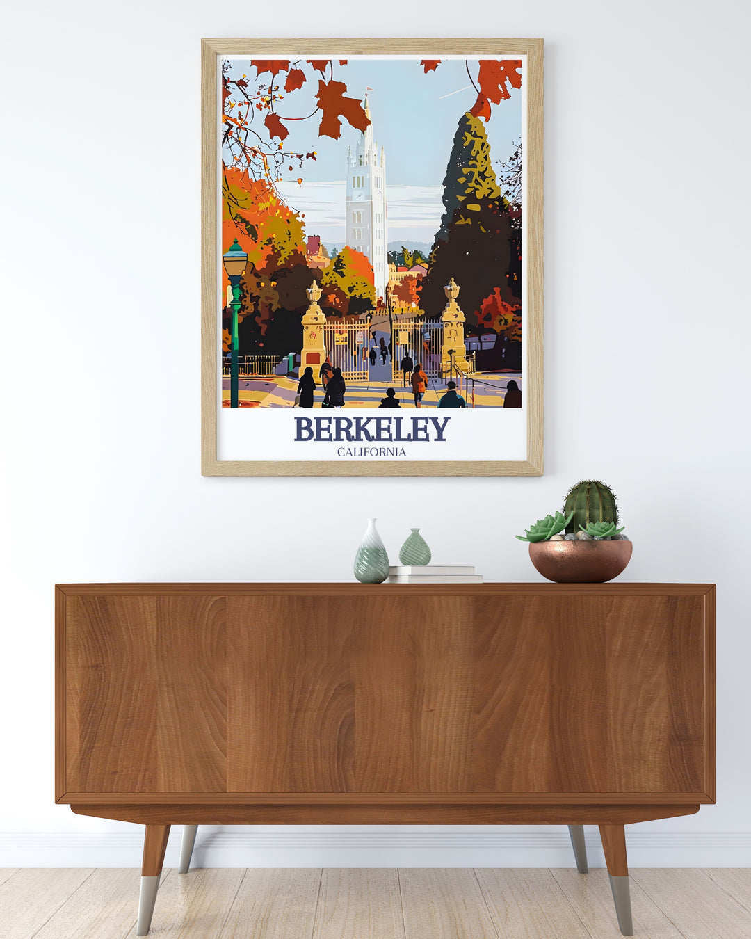 Celebrate the landmarks of Berkeley and San Francisco with this vibrant poster featuring the Campanile and the iconic Golden Gate Bridge. This fine line print captures the essence of Northern Californias cities and is perfect for decorating your home or office. A thoughtful and visually stunning gift for art lovers and travelers alike.