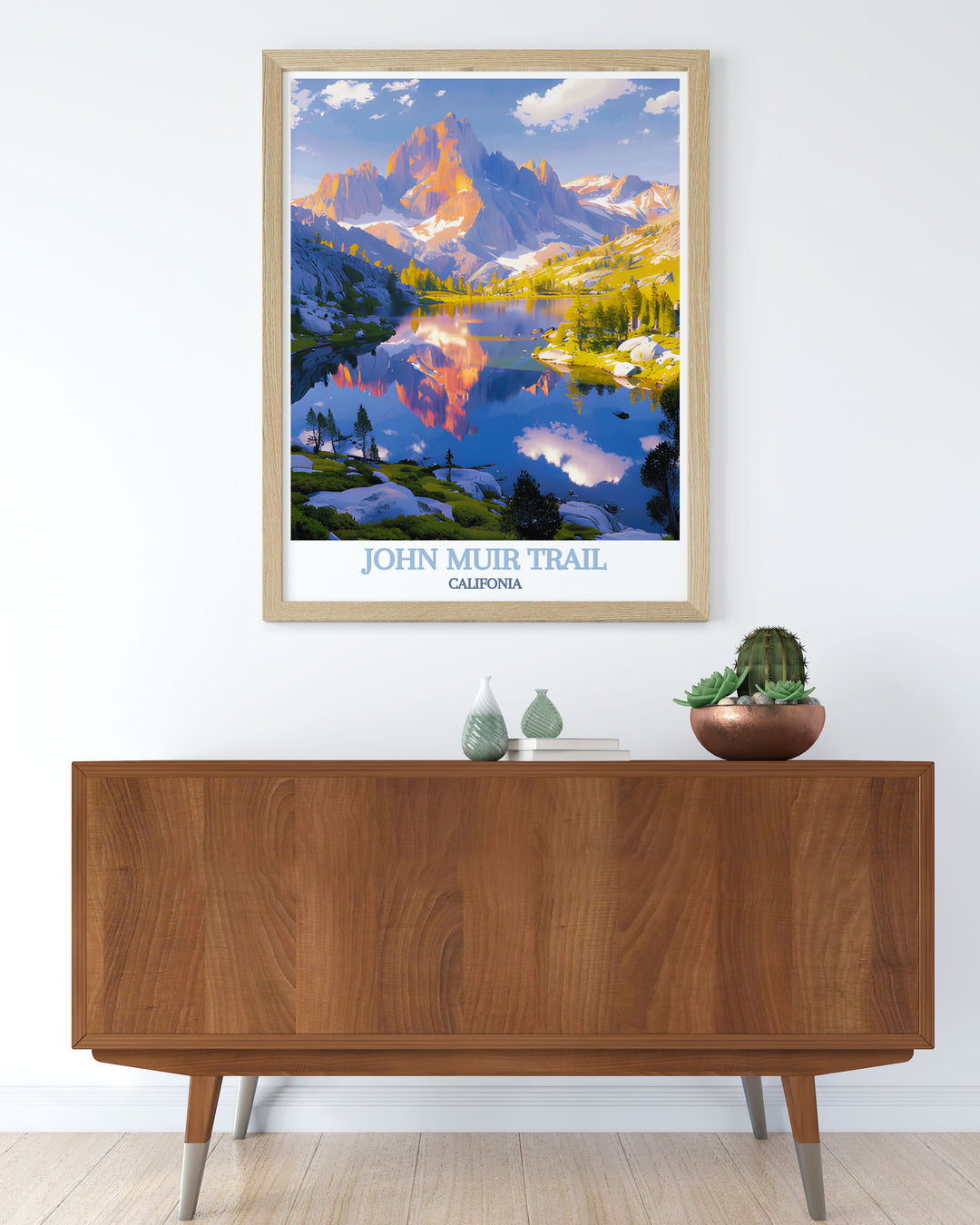 Showcasing Californias rich natural heritage, this poster depicts iconic landscapes and diverse ecosystems. Perfect for nature enthusiasts and travelers, this artwork offers a glimpse into the majestic beauty of California.