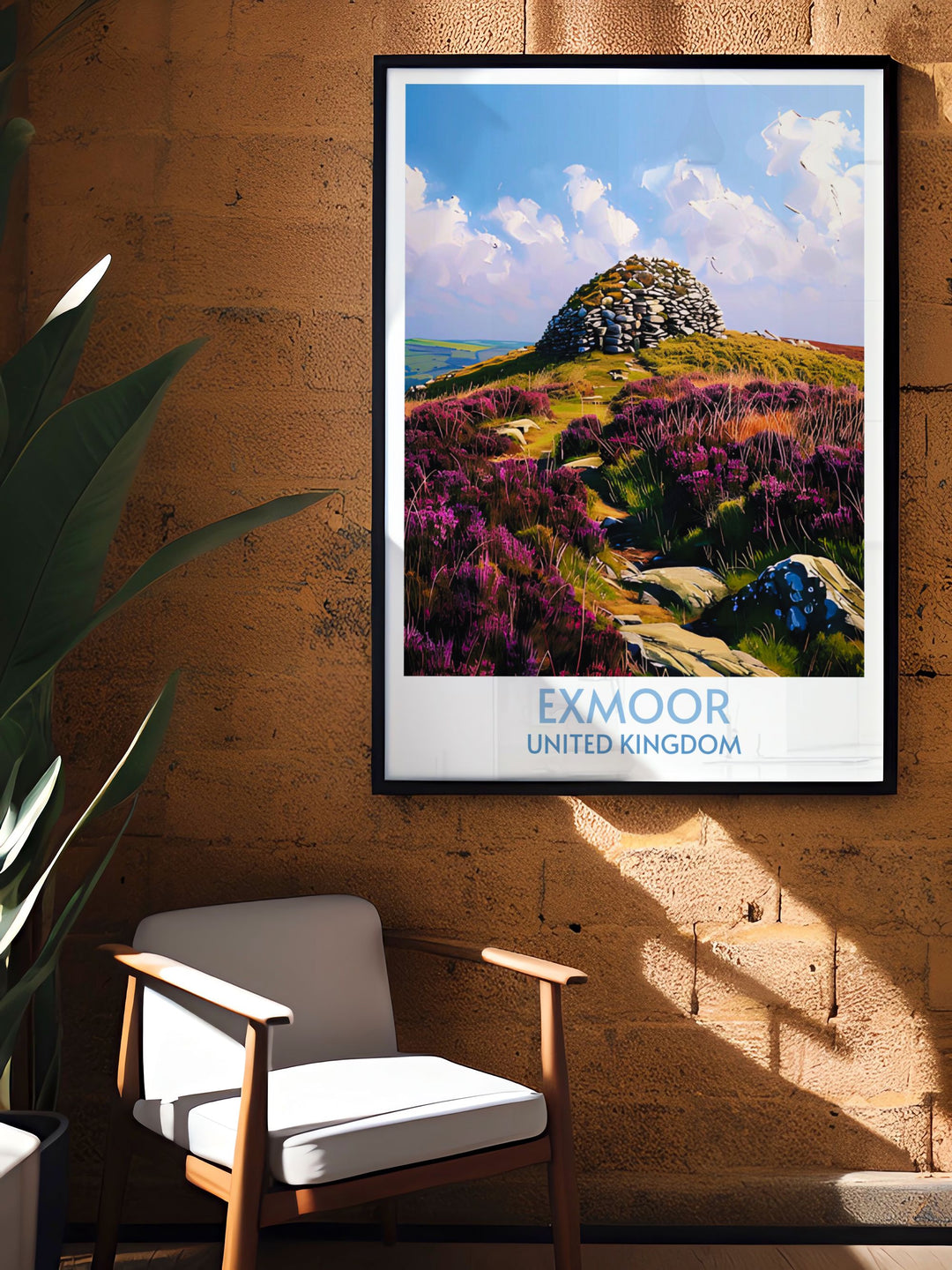 Exmoor National Park and Dunkery Beacon wall art perfect for those who appreciate the natural beauty of Englands countryside this art print brings the rugged charm of Somerset into your home making it a great addition to any nature inspired decor.