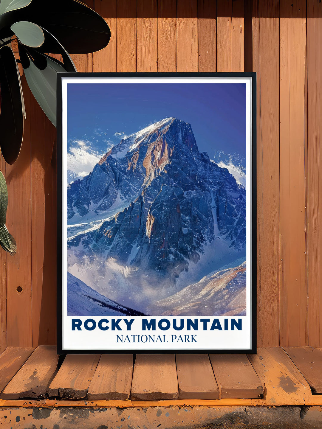 Long Peak prints featuring the beautiful landscapes of Rocky Mountain National Park showcasing the stunning views of the Continental Divide an excellent choice for home decor or as a travel gift