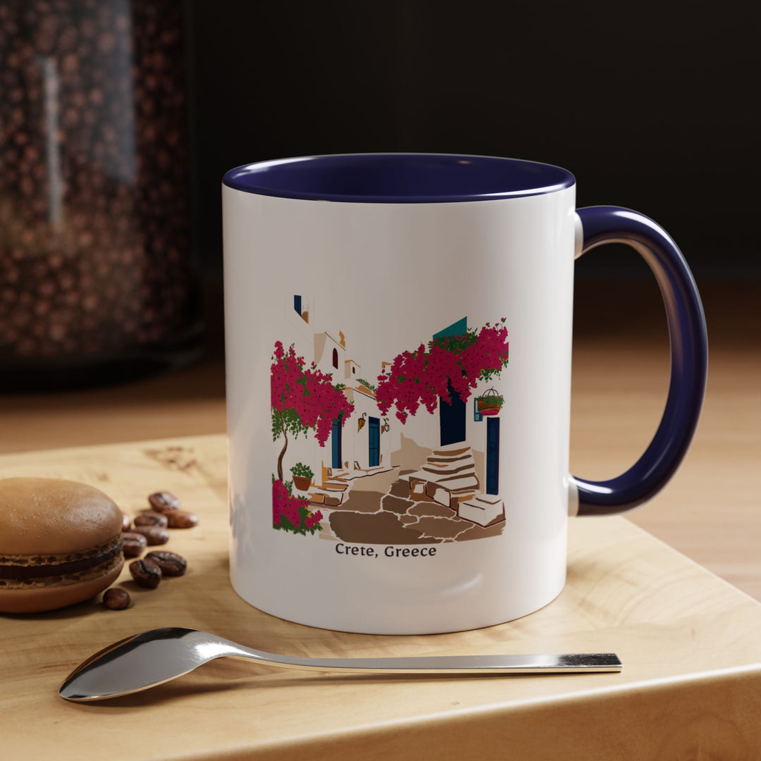 A Crete Greece mug showcasing the island’s breathtaking scenery. Perfect for enjoying your favorite drinks, this mug features vibrant artwork and is microwave and dishwasher safe. A great gift for lovers of Greek culture and Mediterranean beauty.