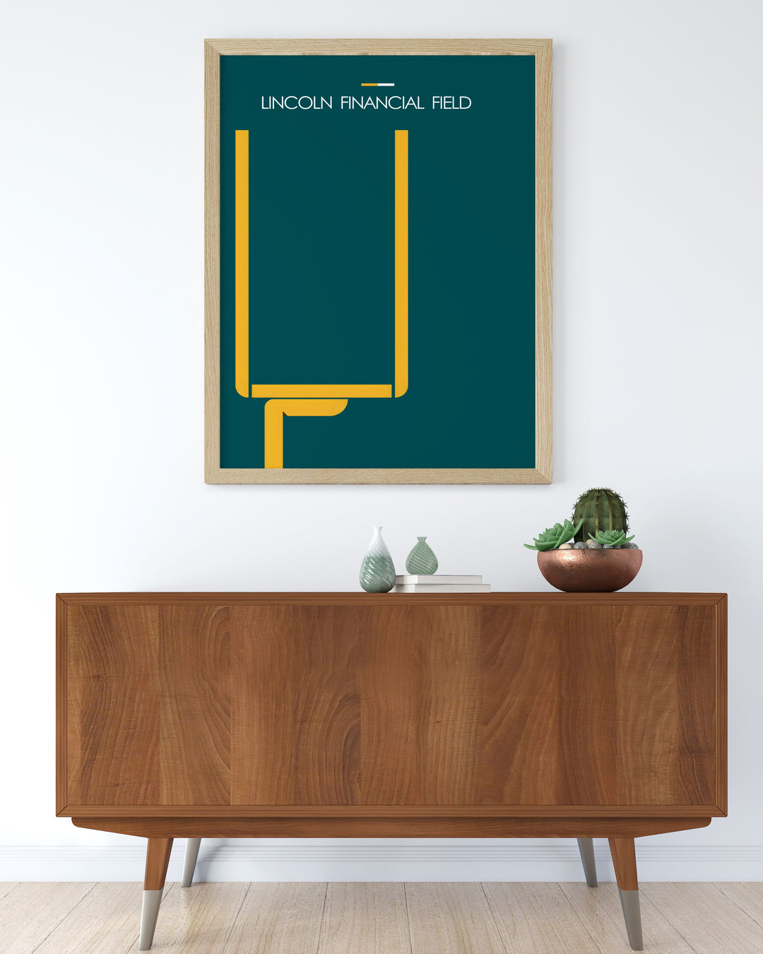 Add style to your home with this Lincoln Financial Field modern sports art. Perfect for Eagles fans this football poster works as sports office decor or as elegant artwork in a living room or bedroom. An ideal gift for him her or any football lover.