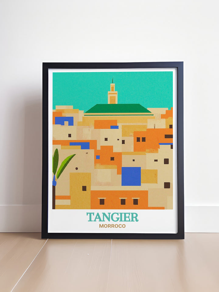 This stunning canvas art of Tangier Medina features the unique architecture and vibrant scenes of Morocco. Perfect for travel enthusiasts or anyone looking to add a touch of global elegance to their décor.