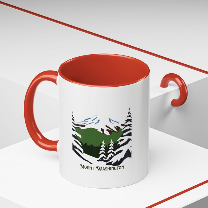 Bring the essence of Mount Washington into your home with this stylish mug. Featuring artwork inspired by New Hampshire’s natural charm, it is dishwasher-safe and perfect for hot beverages, making it a wonderful keepsake.