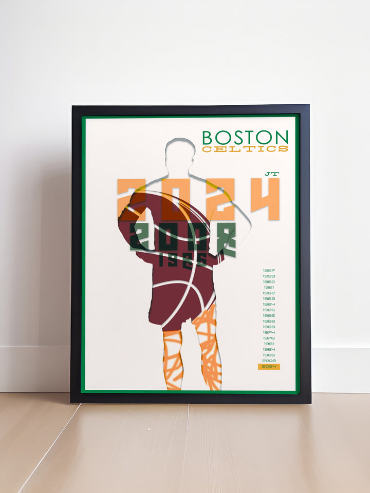 Stunning Celtics painting featuring Paul Pierce in action showcasing the dynamic spirit of the Boston Celtics a perfect addition to any fans collection ideal for gifts for boys birthday gifts and Fathers Day gifts