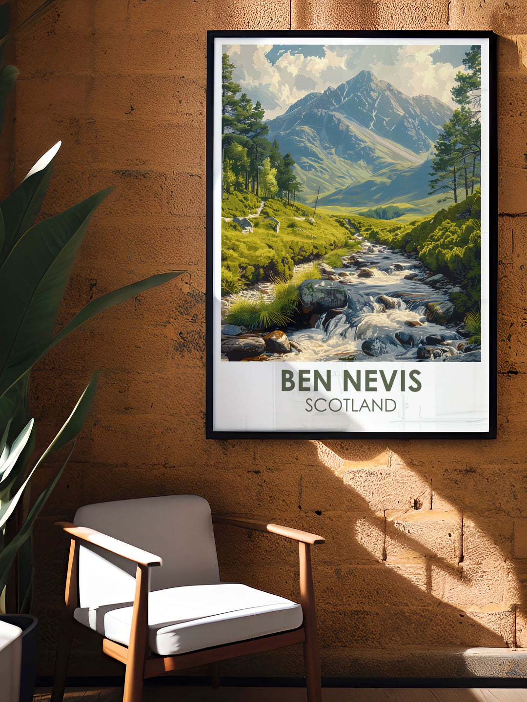 Modern Glen Nevis Valley Decor perfect for adding a touch of elegance and nature to your home with art that reflects the majesty of the Scottish Highlands