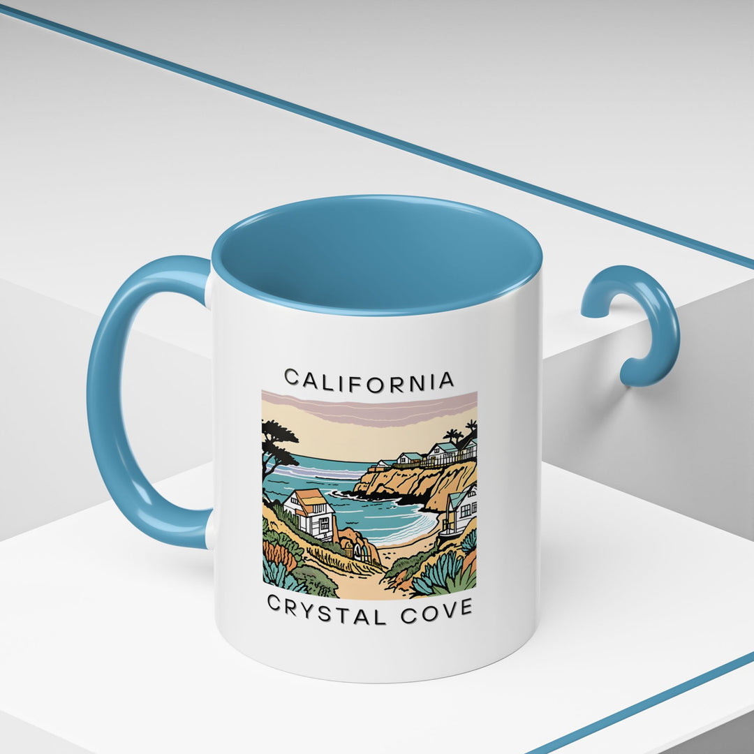 Bring the beauty of Crystal Cove into your daily routine with this mug featuring an artistic depiction of California’s coastline. The mug is dishwasher and microwave safe, making it a practical gift for those who cherish California’s beaches and coastal lifestyle.