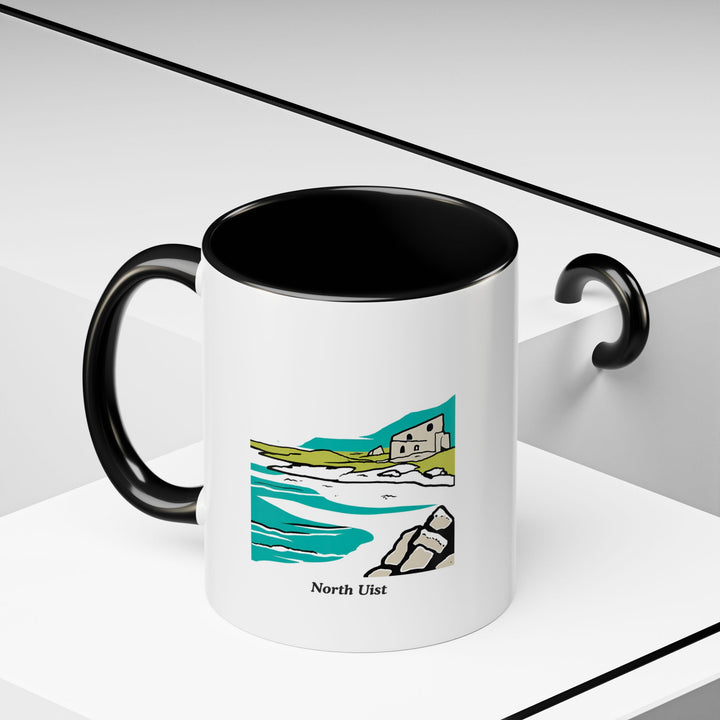 A beautifully detailed North Uist Scotland Mug with bold artwork celebrating North Uist’s stunning Hebridean scenery. Dishwasher-safe ceramic construction makes it perfect for daily coffee or tea rituals and gifting.