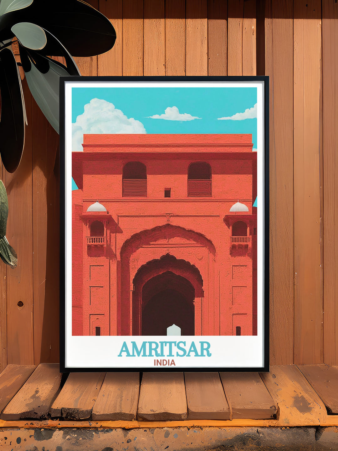 The Gobindgarh Fort wall poster features one of Amritsars most iconic landmarks, highlighting its historical importance. This India canvas art is perfect for those who want to bring a piece of Indian heritage into their living space.