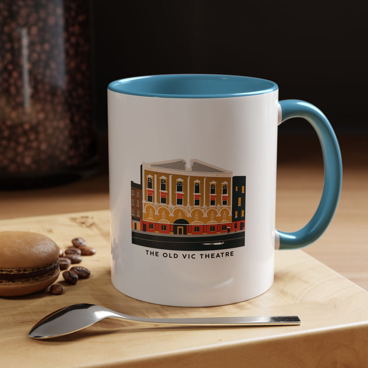 This Old Vic Theatre mug features vibrant artwork representing one of London’s most famous cultural landmarks. Ideal for enjoying hot drinks, it’s dishwasher and microwave safe, making it both practical and artistic for theatre lovers.