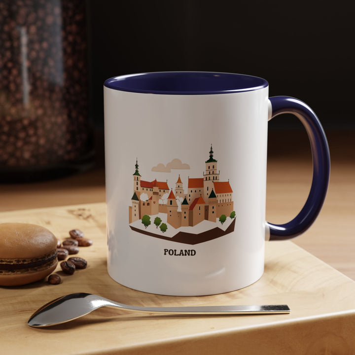 A beautifully crafted Poland Mug featuring iconic Polish landmarks. Perfect for coffee, tea, or hot beverages, this mug is durable, dishwasher-safe, and microwave-safe, making it ideal for daily use or as a thoughtful gift.