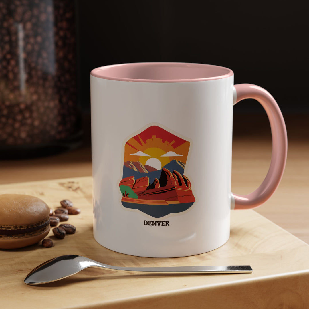 A ceramic Denver mug designed with vibrant artwork inspired by the city’s iconic landmarks. Dishwasher safe and perfect for everyday use, it is an excellent keepsake or gift for fans of Denver’s unique culture and landscape.