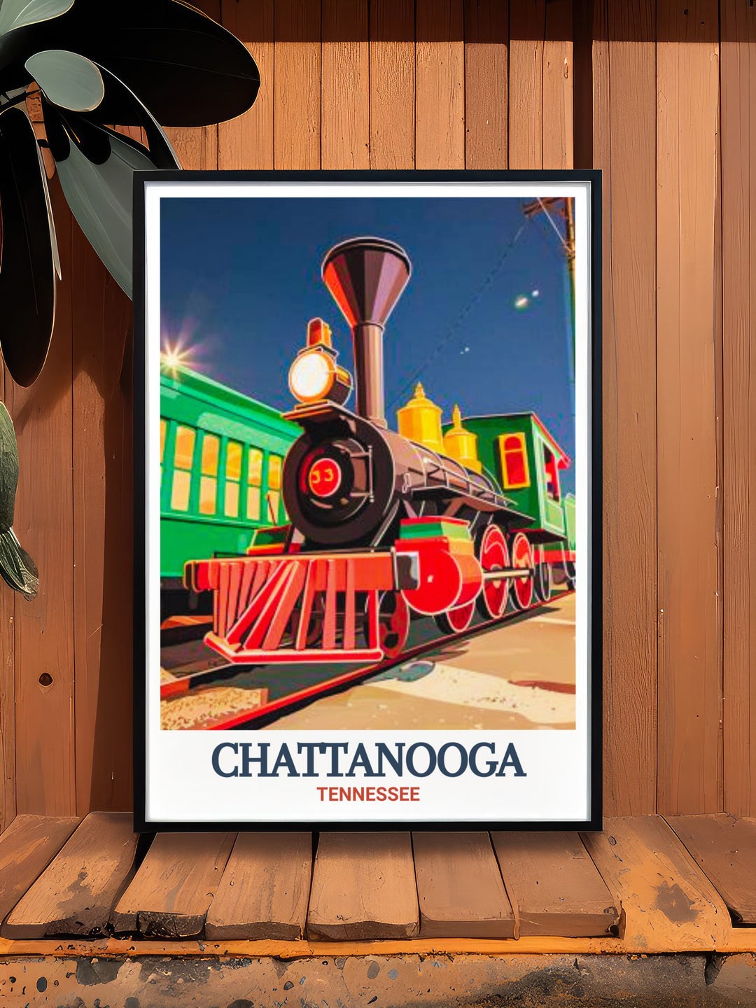 Black and White Chattanooga Choo Choo Print beautifully capturing the citys charm with a focus on the iconic train station and Botanical Garden this city map art is an ideal choice for art and collectibles enthusiasts looking for unique wall decor