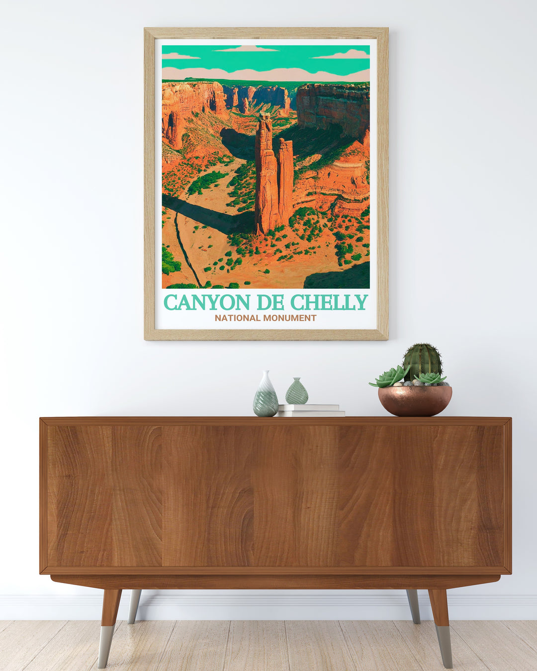 Experience the timeless allure of the American Southwest with this vibrant canvas art featuring Spider Rock in Canyon de Chelly, a natural wonder that stands as a symbol of Arizonas geological and cultural heritage.