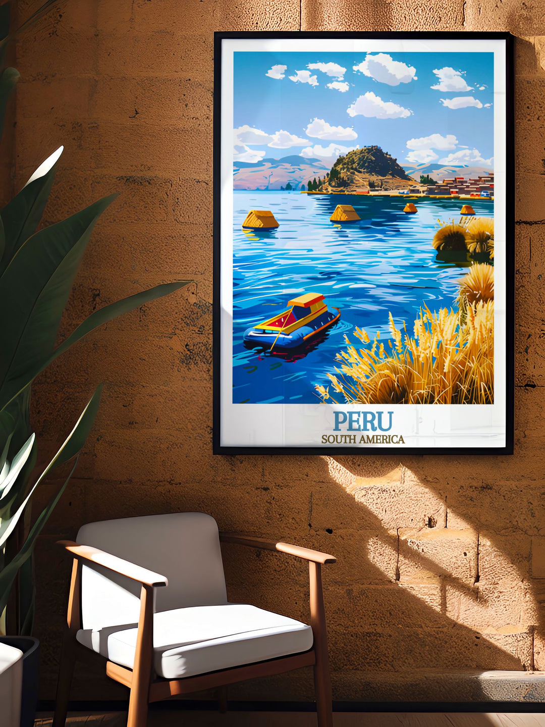 Bring the essence of Peru into your home with our stunning collection of Lake Titicaca modern decor and fine line prints