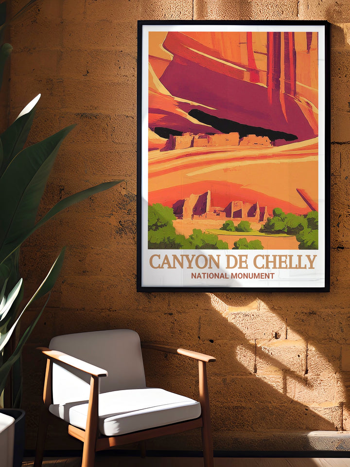 Immerse yourself in the history and natural splendor of Arizona with this canvas art of the Antelope House Ruin in Canyon de Chelly. Perfect for adding depth and meaning to any room.