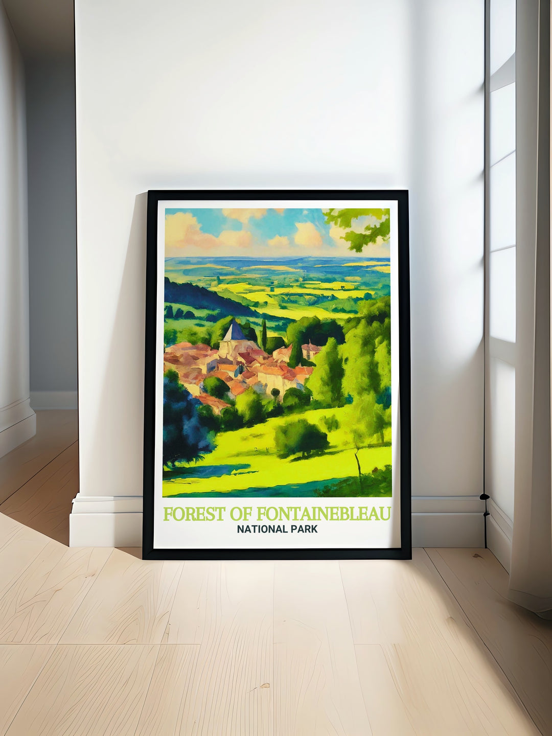 Bring the beauty of Frances Forest of Fontainebleau into your home with this detailed poster print. Showcasing the towering ancient trees and serene paths that define this beloved national park, this artwork is perfect for nature lovers and travelers alike. Ideal for home decor, this print brings a touch of French natural beauty into any living space.