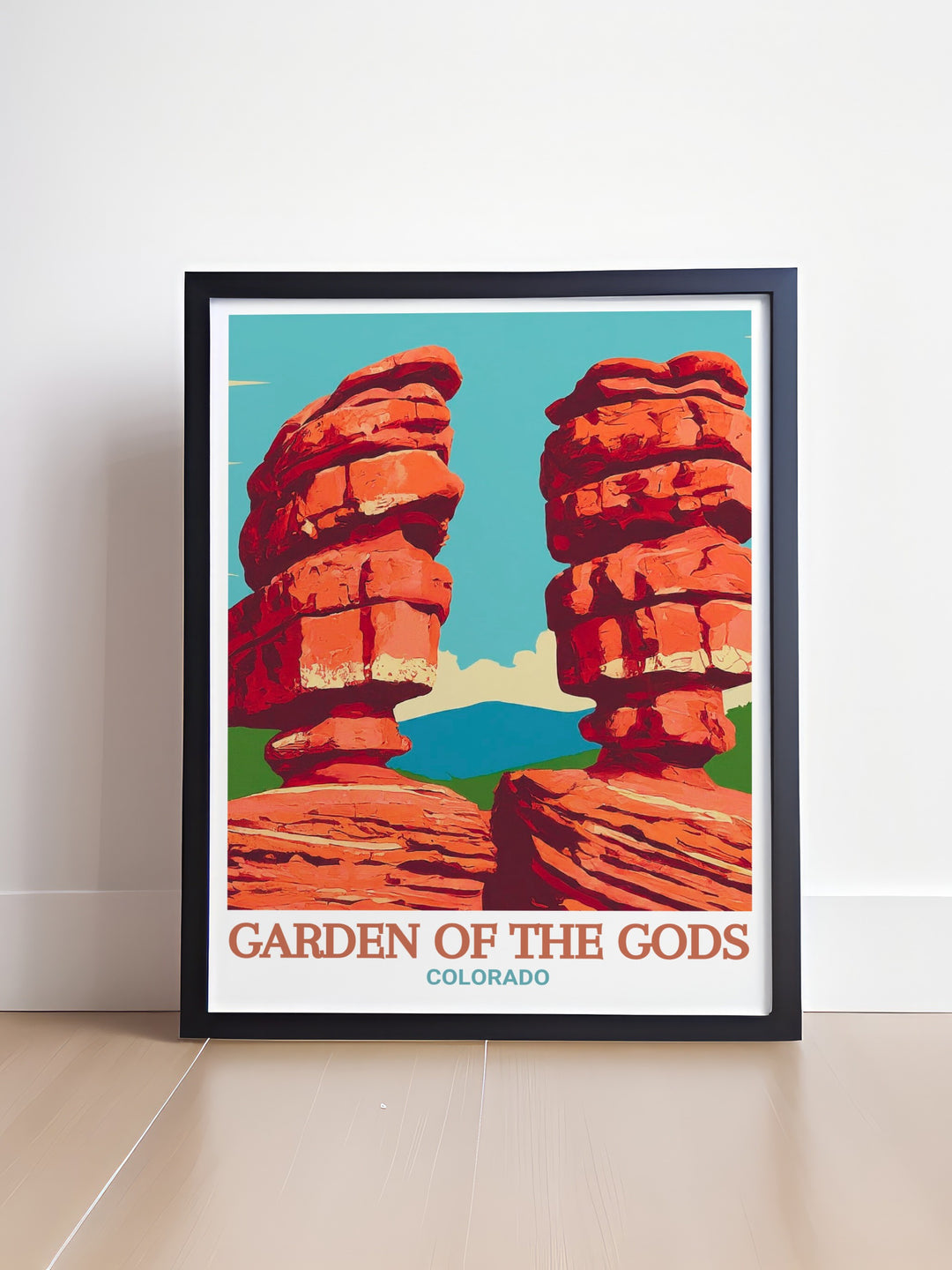 Siamese Twins modern prints from Gardens Of The Gods offering sophisticated wall decor for Colorado lovers