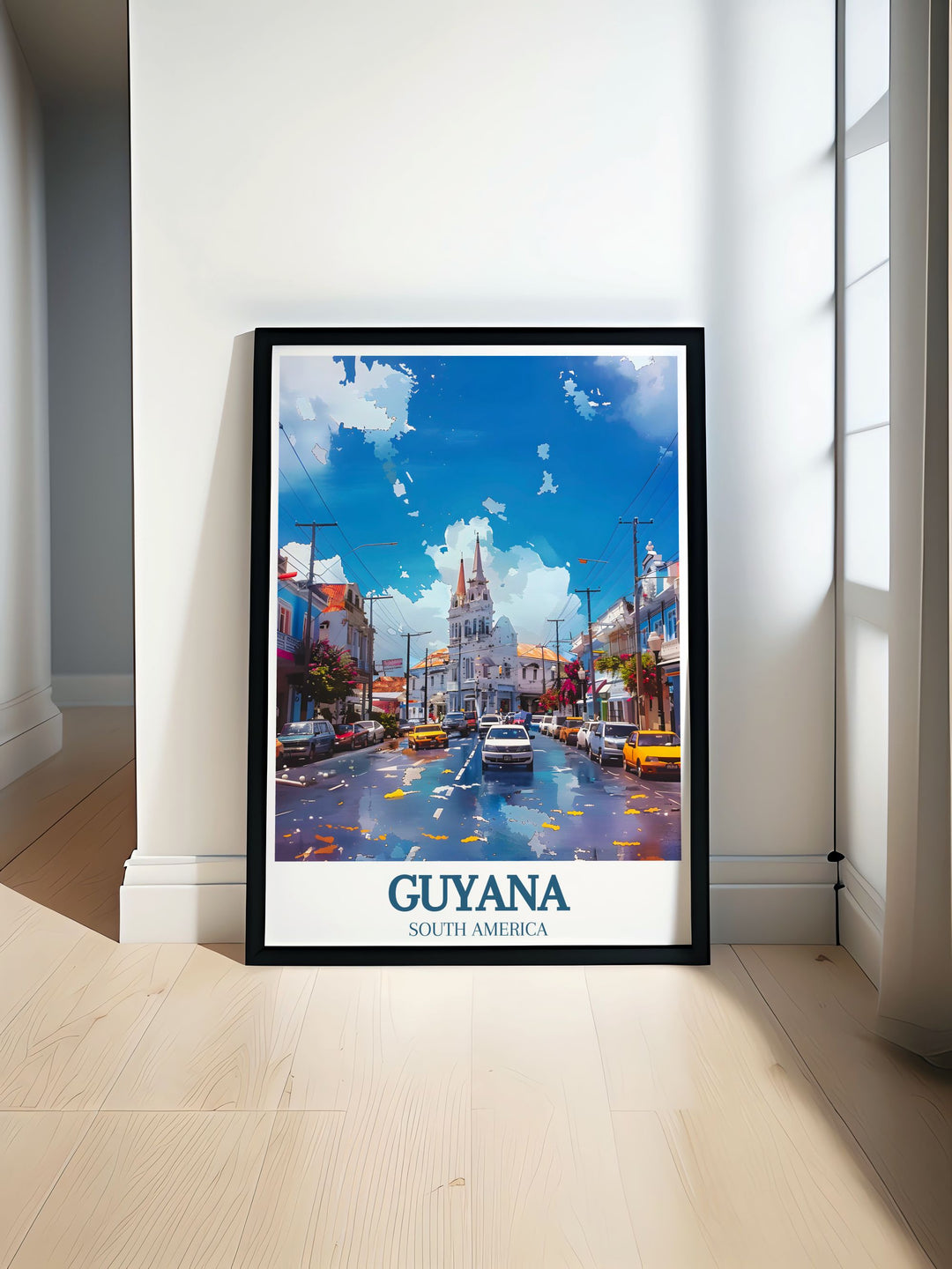 This City Hall Vintage Poster showcases the architectural beauty of Georgetown, offering a timeless depiction of this beloved landmark. Whether for your home or as a gift, this artwork celebrates both history and art in perfect harmony.